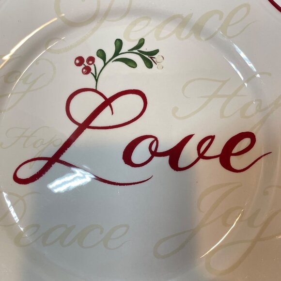 Better Homes & Gardens Heritage Collection Holiday 2011 Ceramic Plates Set Of 4 - Picture 7 of 13
